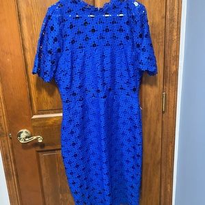 Lulus midi eyelet dress